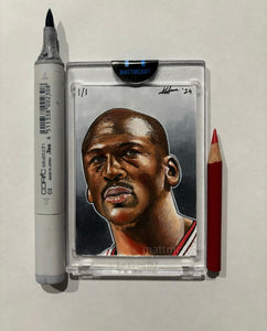 Michael Jordan 1 of 1 art card