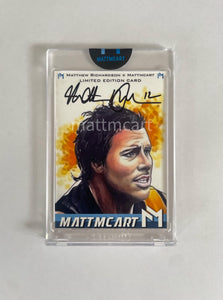 Matthew Richardson x Mattmcart on card autograph card art