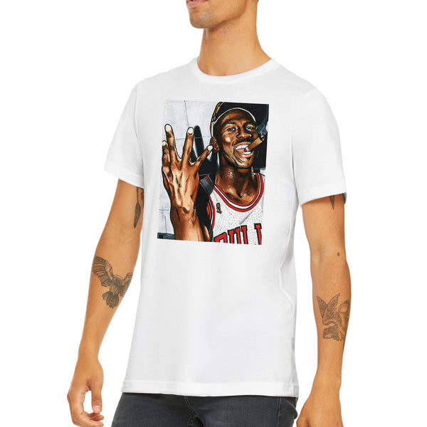 Premium Unisex Jordan Cigar FRONT PRINT Crewneck T-shirt