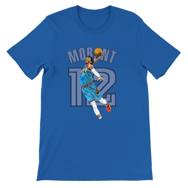 Premium Unisex Crewneck Ja Morant FRONT PRINT T-shirt