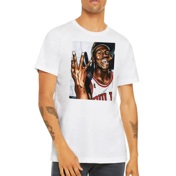 Premium Unisex Jordan Cigar FRONT PRINT Crewneck T-shirt