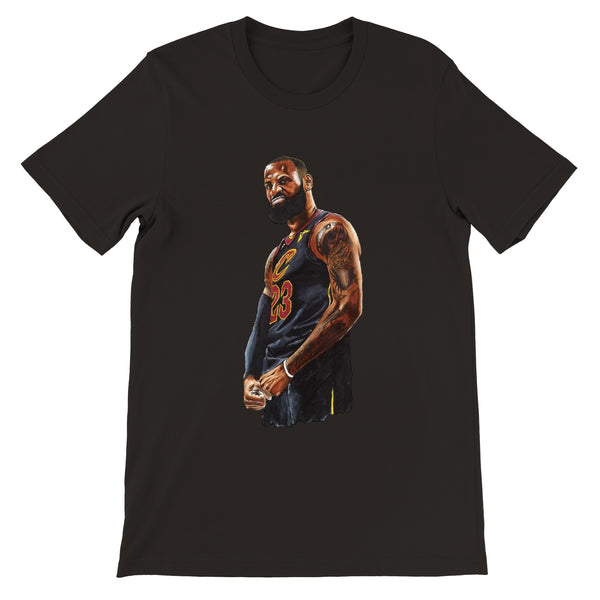 Premium Unisex Lebron James FRONT PRINT Crewneck T-shirt