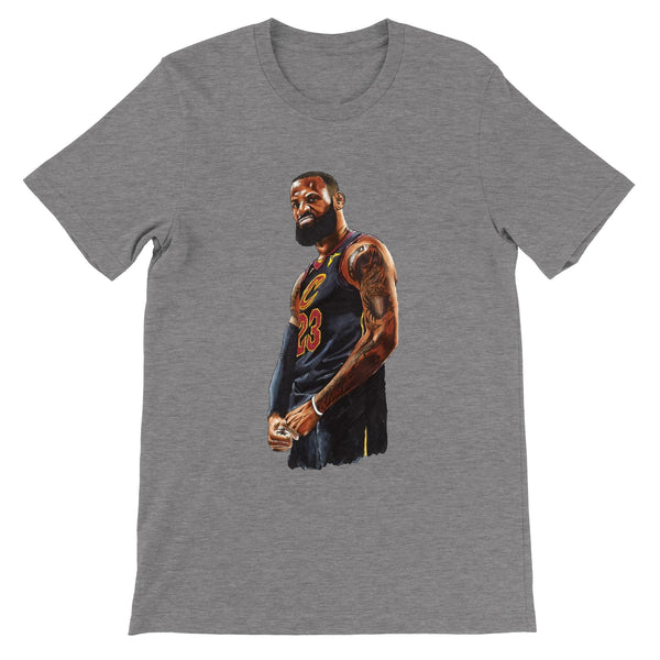 Premium Unisex Lebron James FRONT PRINT Crewneck T-shirt