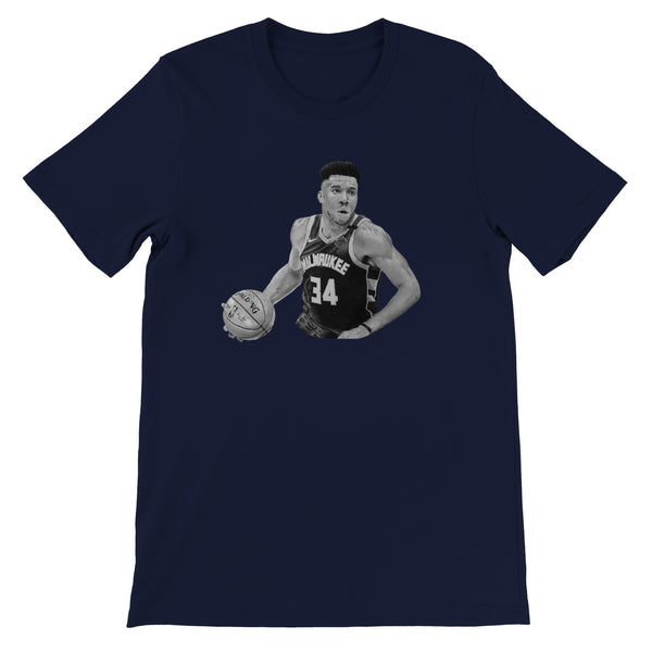 Premium Unisex Crewneck Giannis Antetokounmpo FRONT PRINT T-shirt