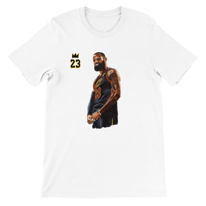 Premium Unisex Crewneck King James FRONT PRINT T-shirt