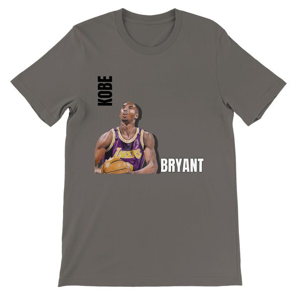 Premium Unisex  Kobe Bryant FRONT PRINT Crewneck T-shirt