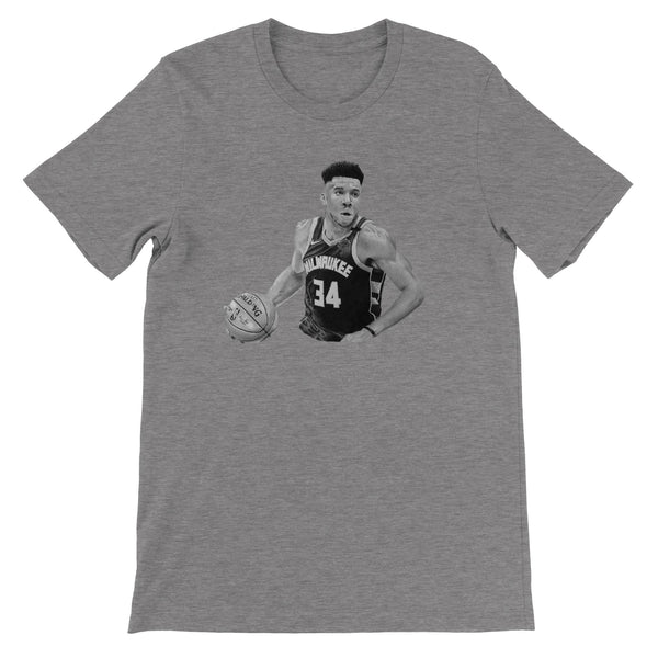 Premium Unisex Crewneck Giannis Antetokounmpo FRONT PRINT T-shirt