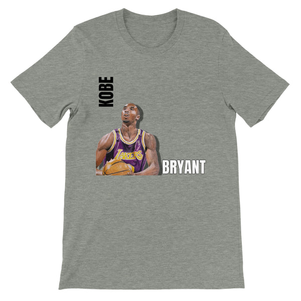 Premium Unisex  Kobe Bryant FRONT PRINT Crewneck T-shirt