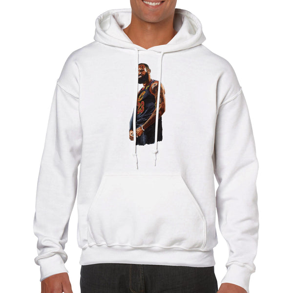 Classic Unisex Lebron James FRONT PRINT Pullover Hoodie