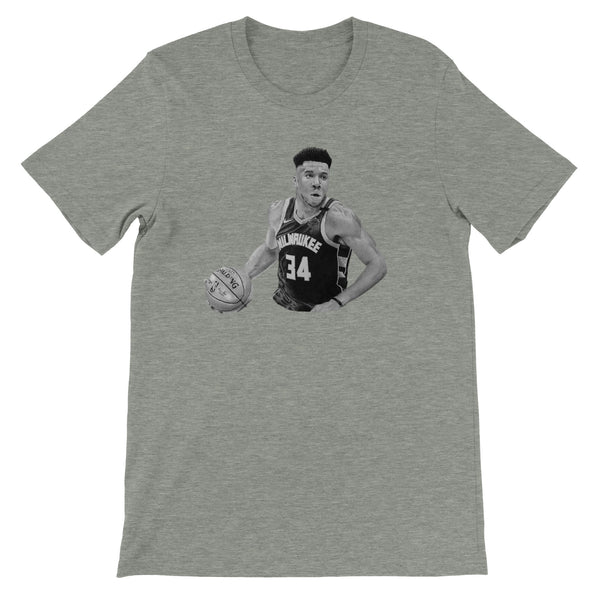 Premium Unisex Crewneck Giannis Antetokounmpo FRONT PRINT T-shirt