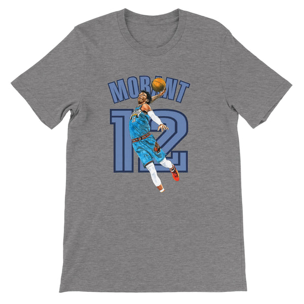 Premium Unisex Crewneck Ja Morant FRONT PRINT T-shirt