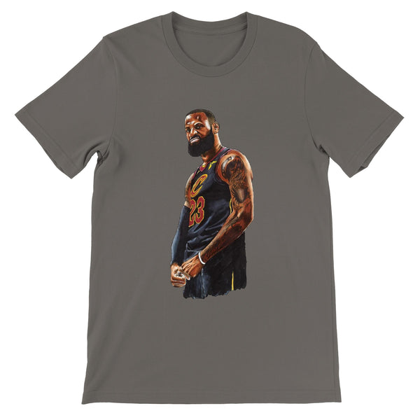 Premium Unisex Lebron James FRONT PRINT Crewneck T-shirt