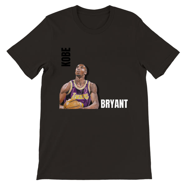 Premium Unisex  Kobe Bryant FRONT PRINT Crewneck T-shirt