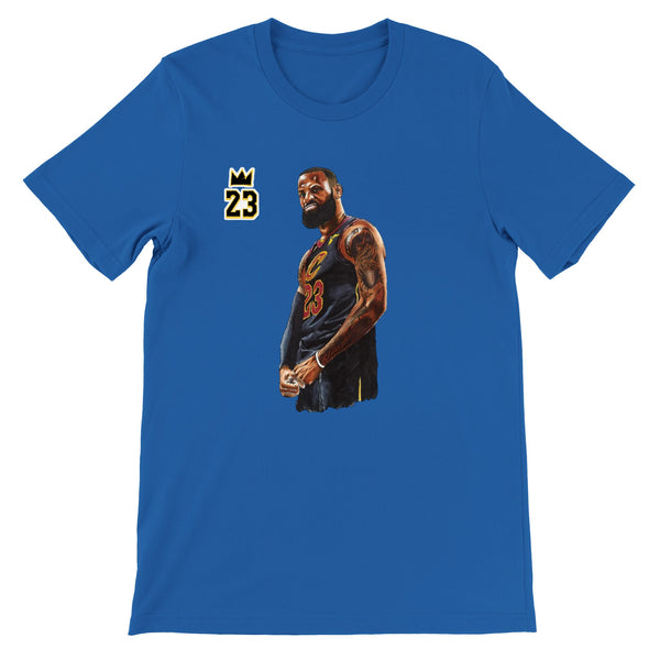 Premium Unisex Crewneck King James FRONT PRINT T-shirt