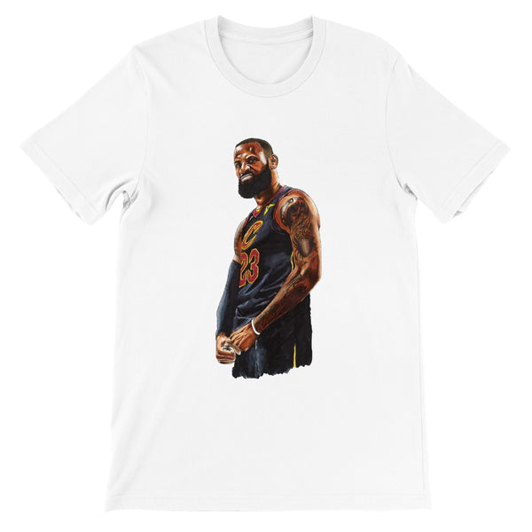 Premium Unisex Lebron James FRONT PRINT Crewneck T-shirt