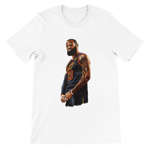 Premium Unisex Lebron James FRONT PRINT Crewneck T-shirt