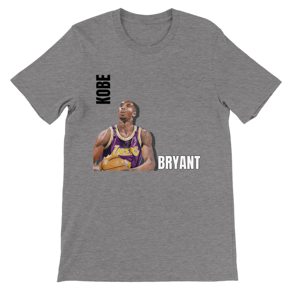 Premium Unisex  Kobe Bryant FRONT PRINT Crewneck T-shirt