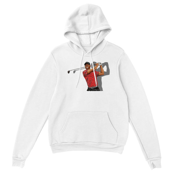 Classic Unisex Tiger Woods FRONT PRINT Pullover Hoodie