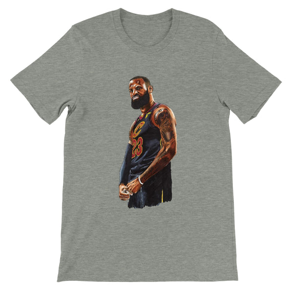 Premium Unisex Lebron James FRONT PRINT Crewneck T-shirt