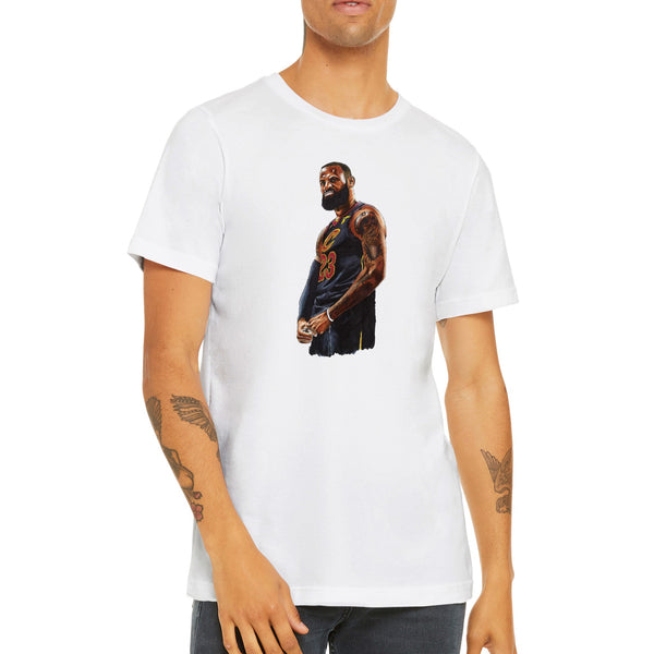 Premium Unisex Lebron James FRONT PRINT Crewneck T-shirt
