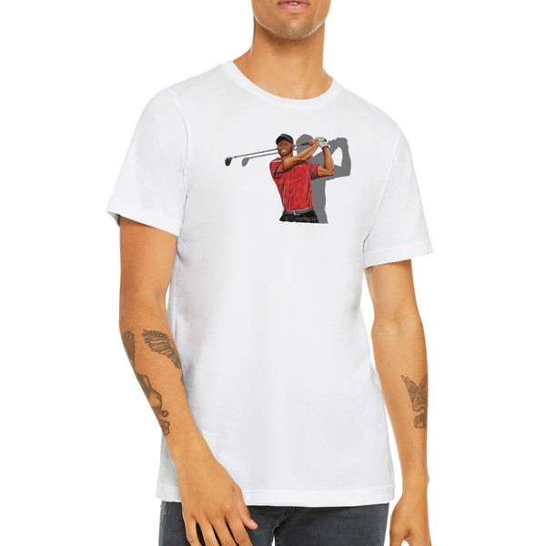 Premium Unisex Tiger Woods FRONT PRINT Crewneck T-shirt