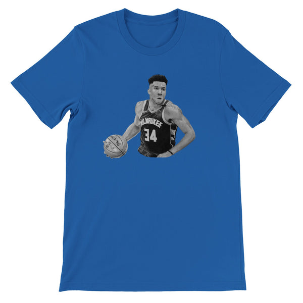 Premium Unisex Crewneck Giannis Antetokounmpo FRONT PRINT T-shirt